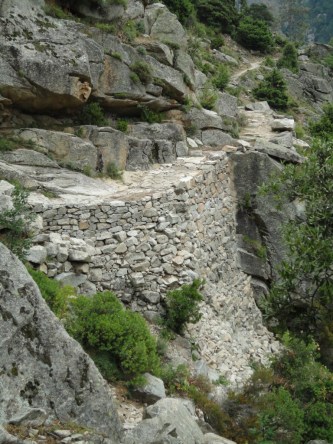 Ancient Tavignanu mule track