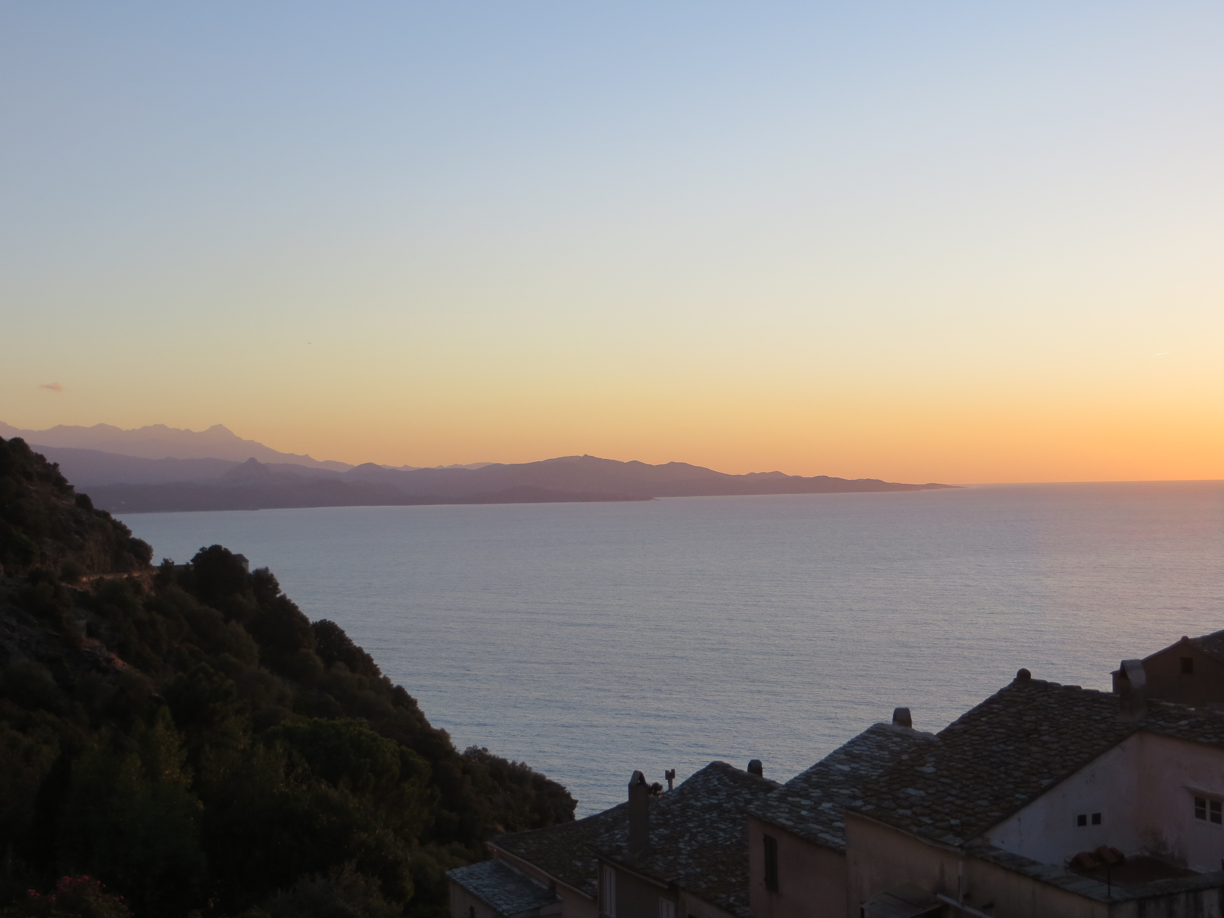 View from our window at Nonza